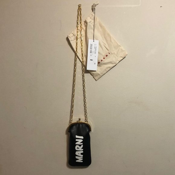 MARNI Logo Print On Chain Phone Case - Picture 10 of 14